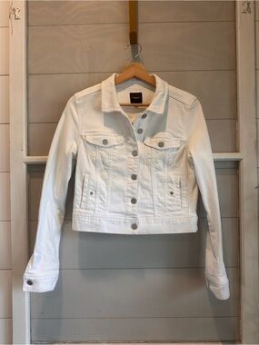 Liverpool White Denim Jacket